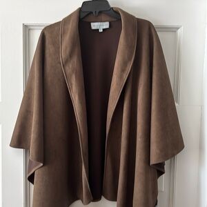 Tuckernuck Faux suede cape